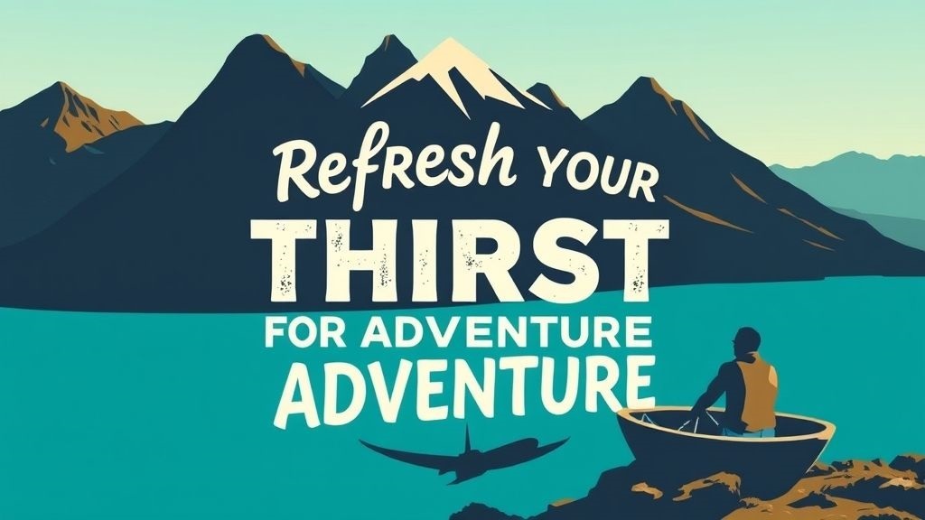 refresh your thirst for adventure