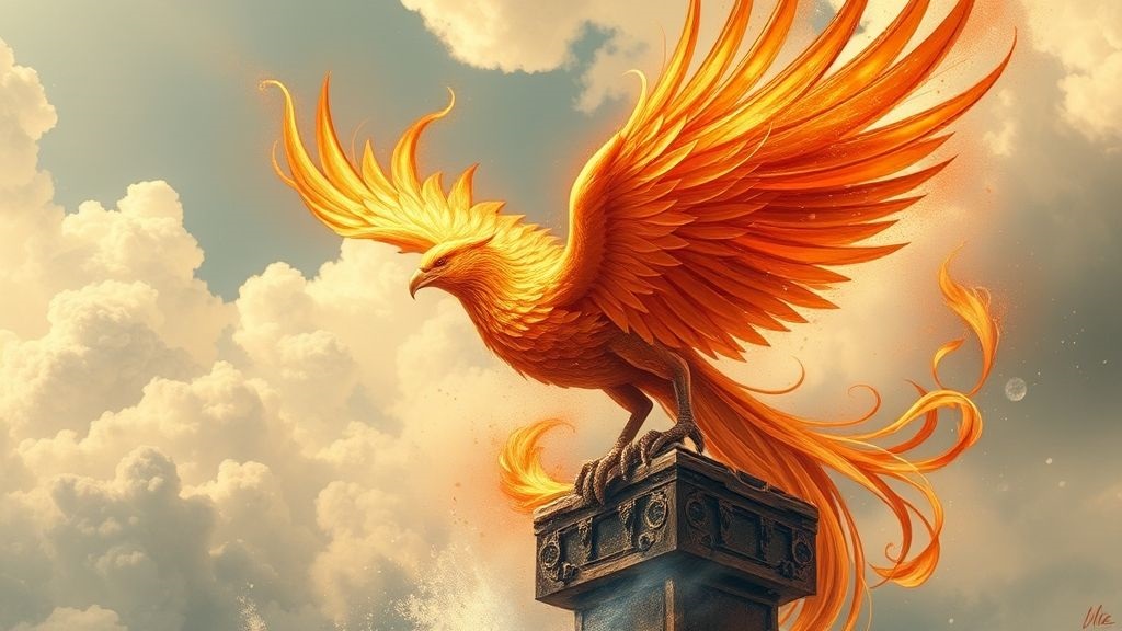 the phoenix’s journey through adversity illustrates the power of rebirth