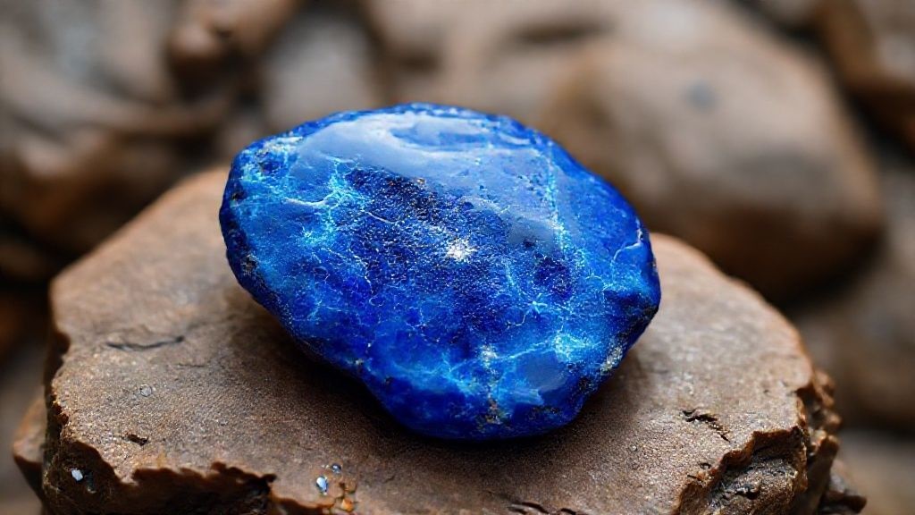 deep blue tibetan lapis lazuli gemstone for spiritual insight and third eye activation