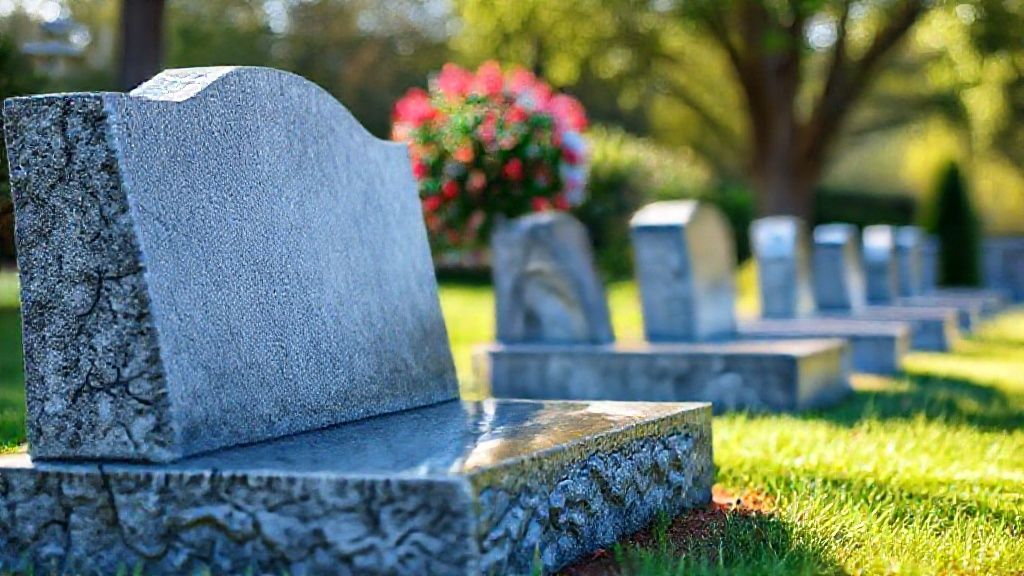 slanted cost of cremation headstones
