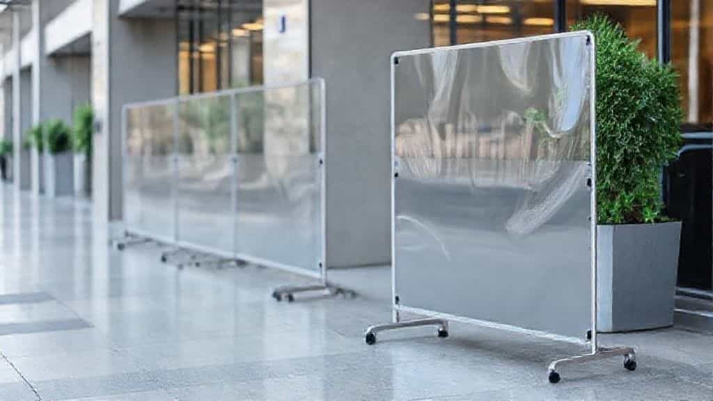 portable sneeze guard