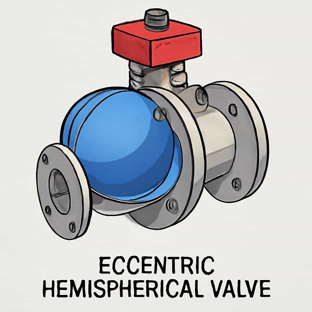 whats eccentric hemispherical valve